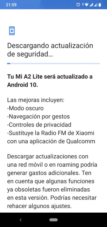 Xiaomi MI A2 Lite Android 10 released. A2 lite Android 10