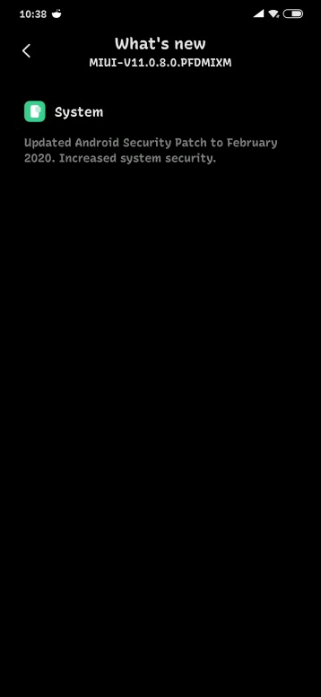New Xiaomi MI note 10 update
Mi note 10 Android 10 update