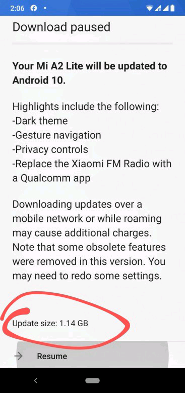 Android 10 for Mi A2 Lite