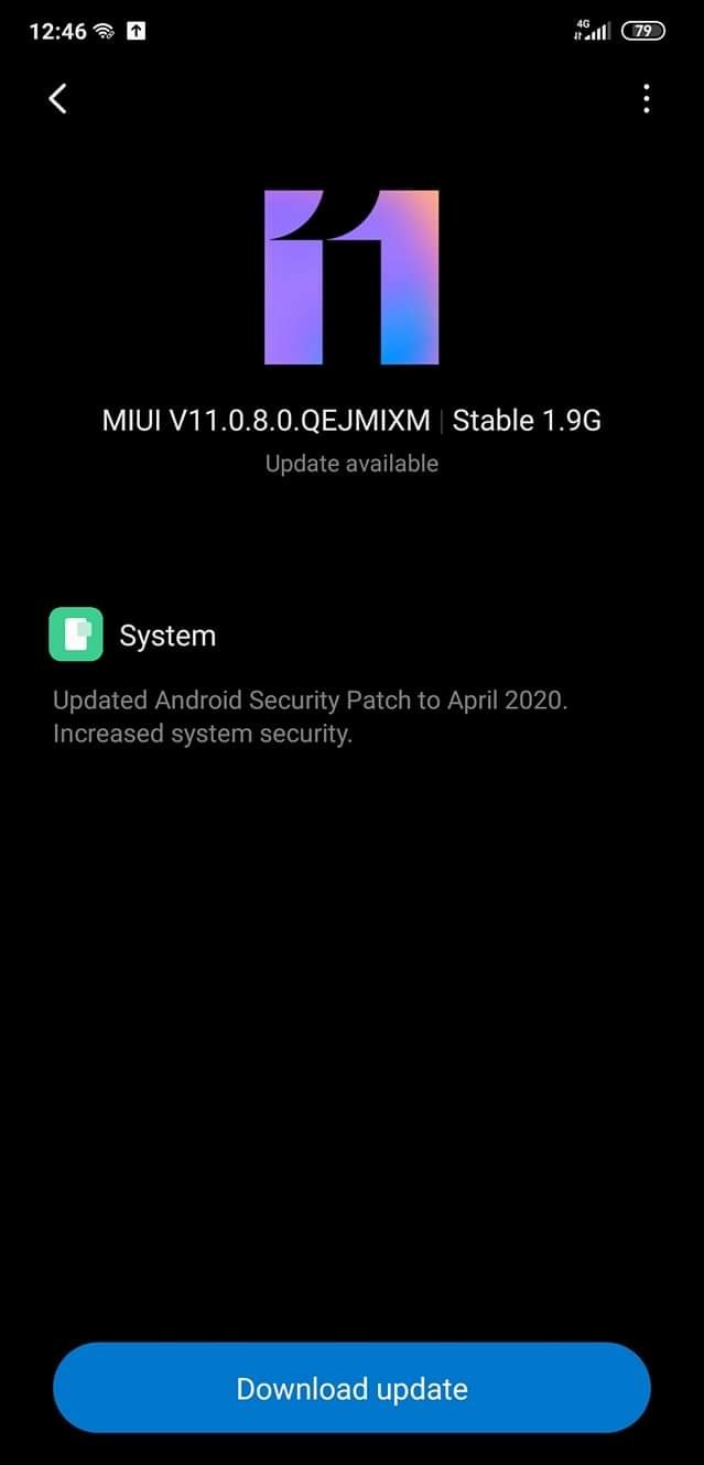 Pocophone F1 MIUI 11.0.8.0 update Changelog and feedback