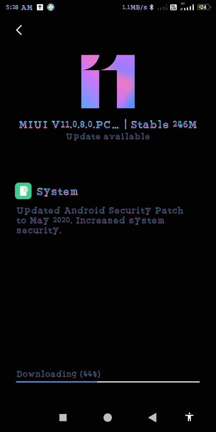 New Redmi 6A Stable update