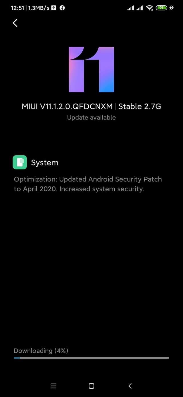 Stable MIUI 11.1.2.0 QFDCNXM