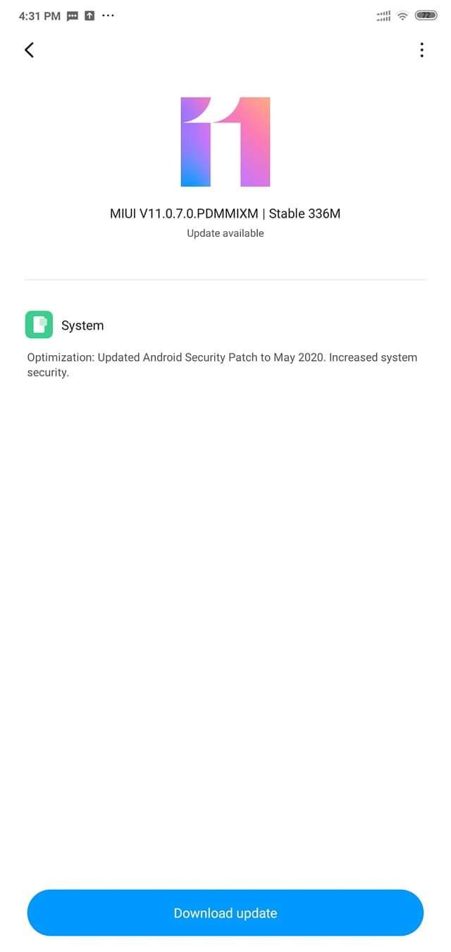 New Redmi 6 Pro Global stable update