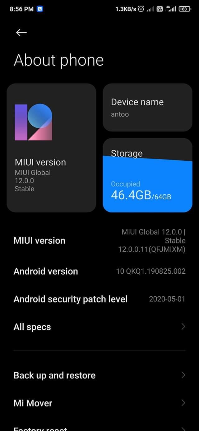 New mi 9t Global beta stable update
