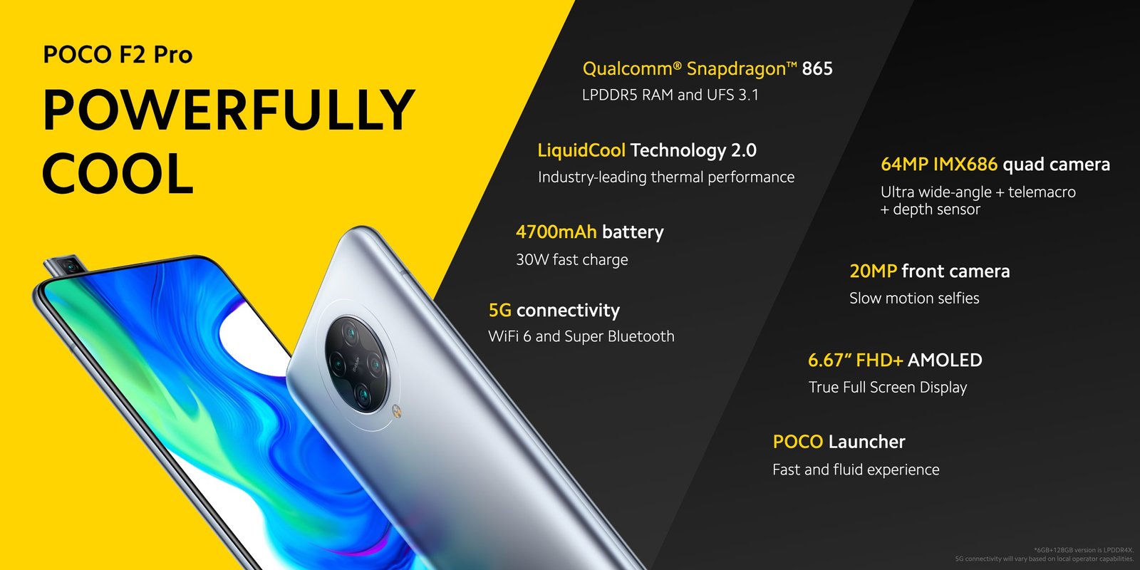 POCO F2 Pro goes official with SD 865, AMOLED Display, and 64MP camera starts at $499 POCO F2 pro