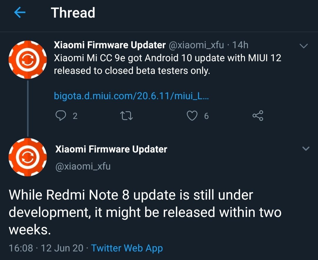Xiaomi Mi CC9E Android 10 arrives with the latest Beta while Redmi Note 8 might receive the update in two weeks Mi cc9e Android 10 update