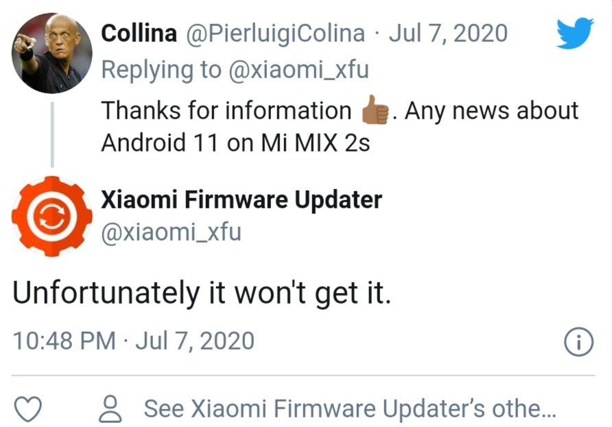 Android 11 for Mi Mix 2s won't happen, but will soon receive the MIUI 12 update Android 11 for Mi mix 2s