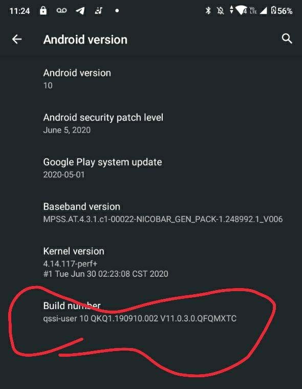 Mi a3 June security patch
