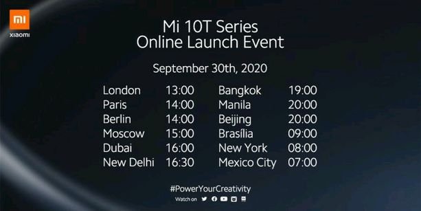 Xiaomi Mi 10T series official launch set for tomorrow, and here is everything we know Xiaomi Mi 10T launch times