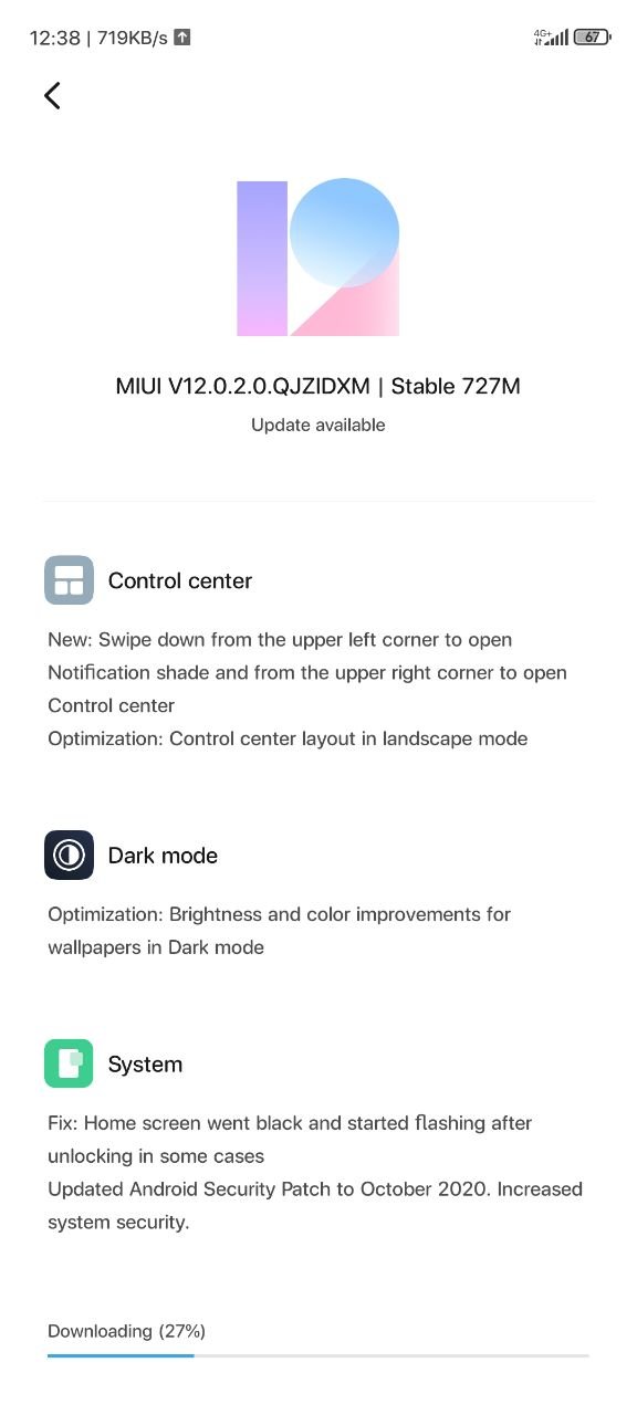 MIUI 12 update for the Redmi Note 9 Pro in Indonesia