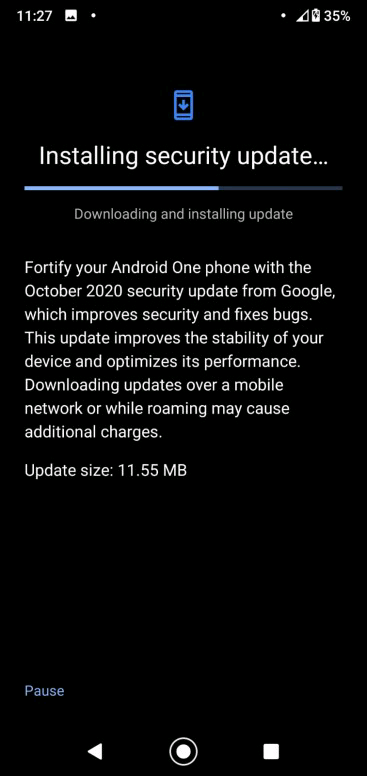 October security patch update for the Mi A2 Lite now available