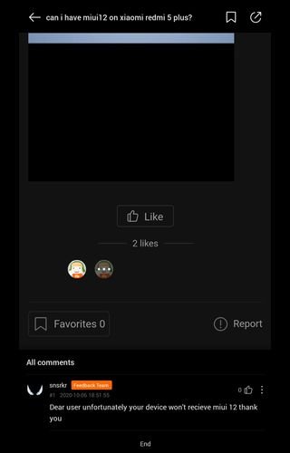 MIUI 12 update for the Redmi 5 Plus
