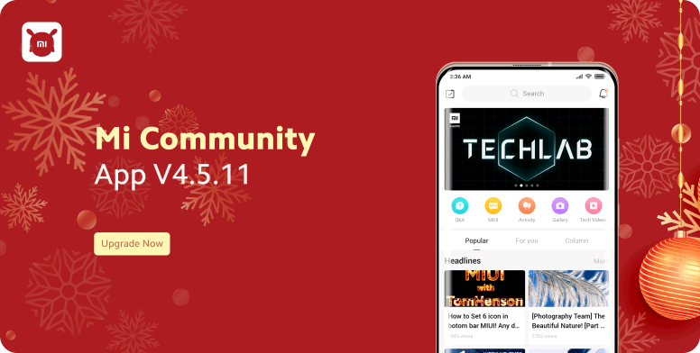 Mi community app