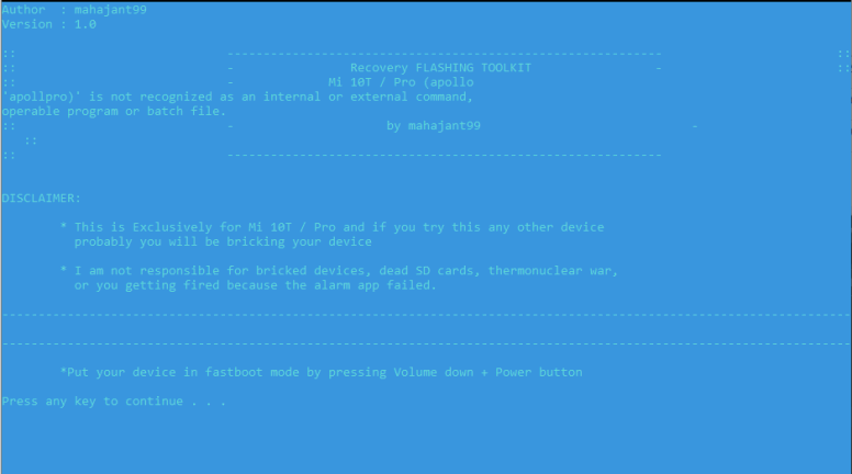 How to flash TWRP Recovery on Xiaomi Mi 10T/Pro