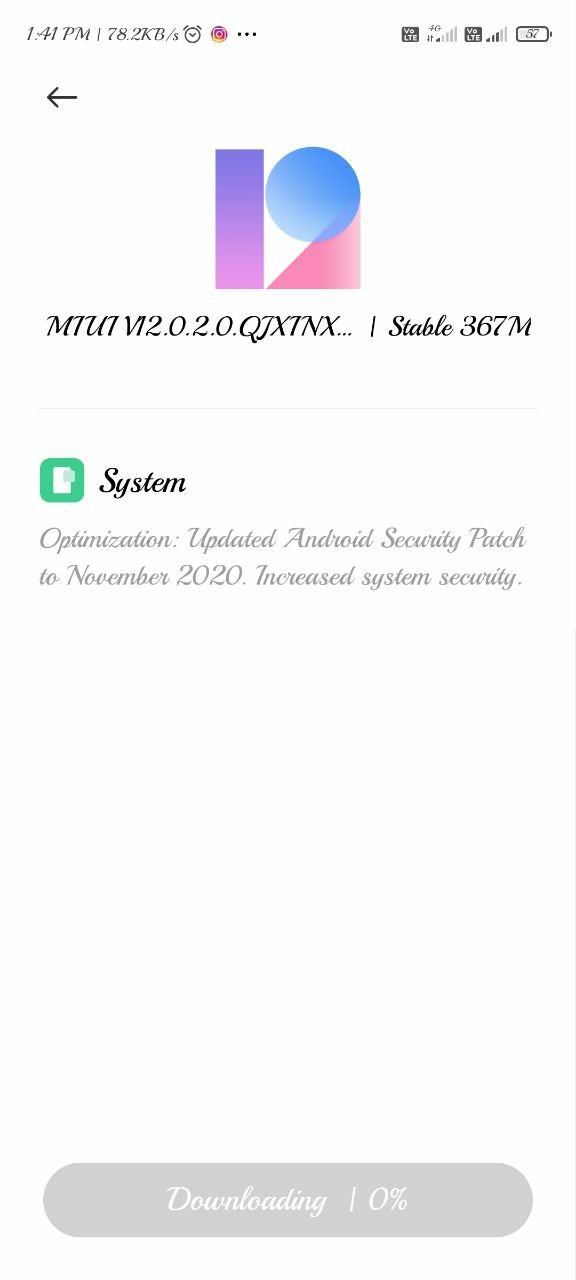 New stable Redmi Note 9 Pro Max update