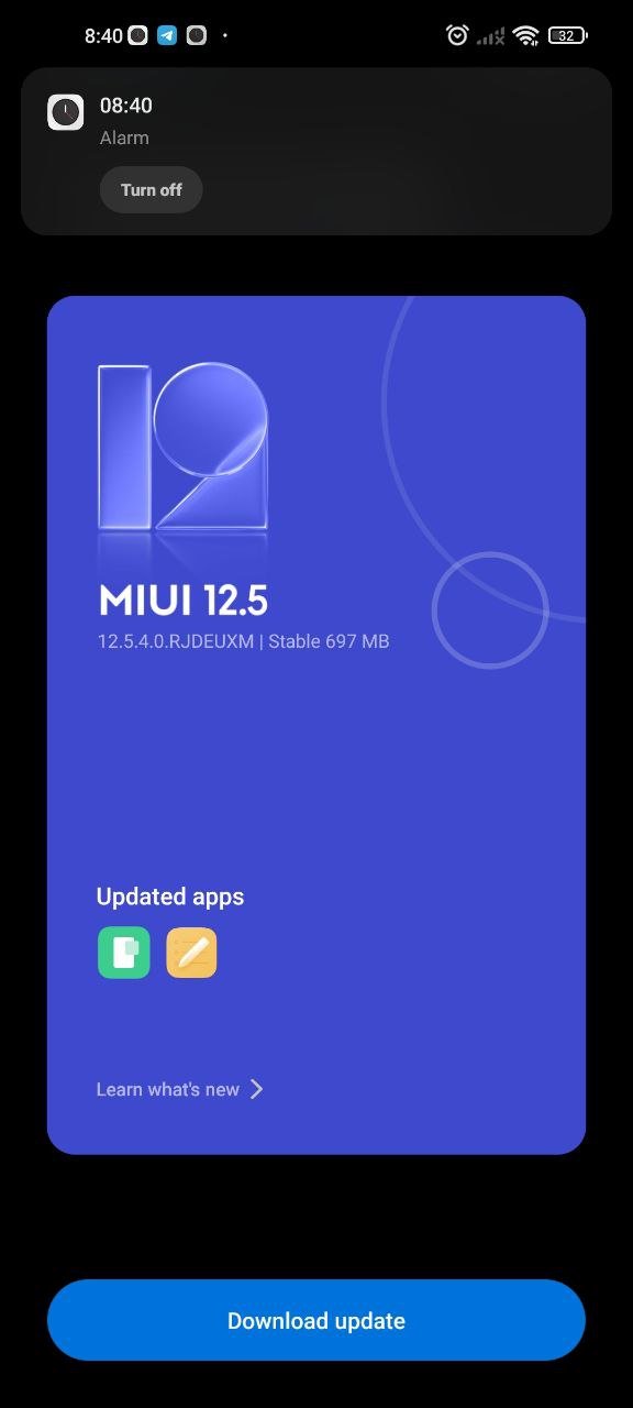 New update for mi 10t & mi 10t pro