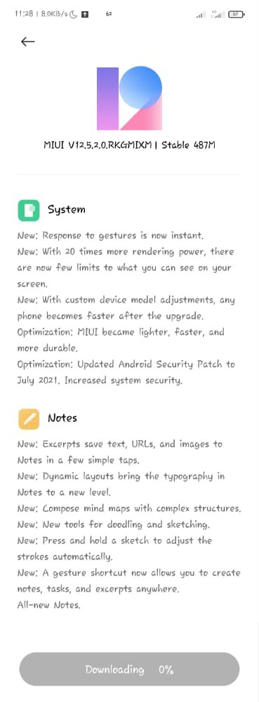 Miui 12.5 Redmi Note 10