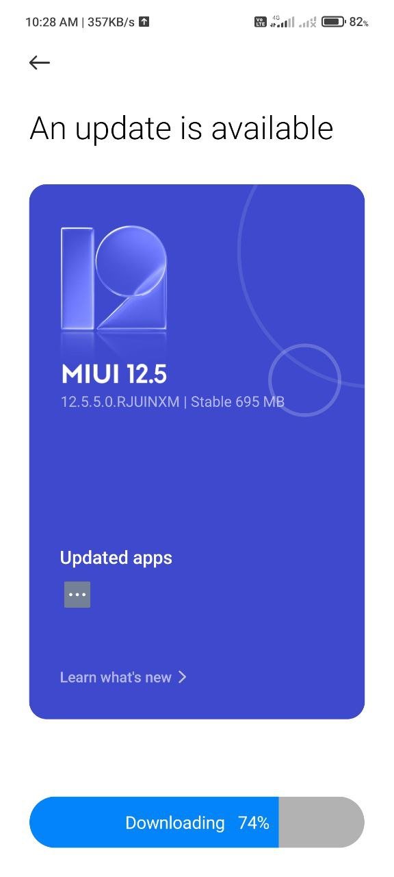 POCO X3 Pro MIUI 12.5 Enhanced update