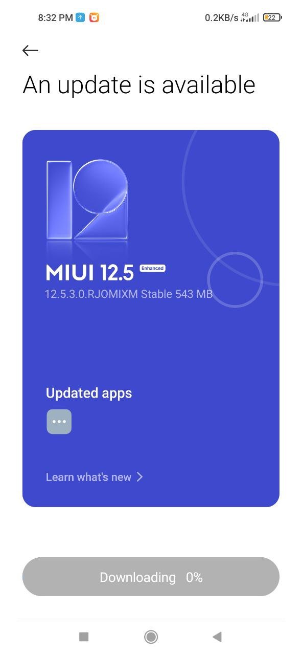 new global Redmi Note 9 update