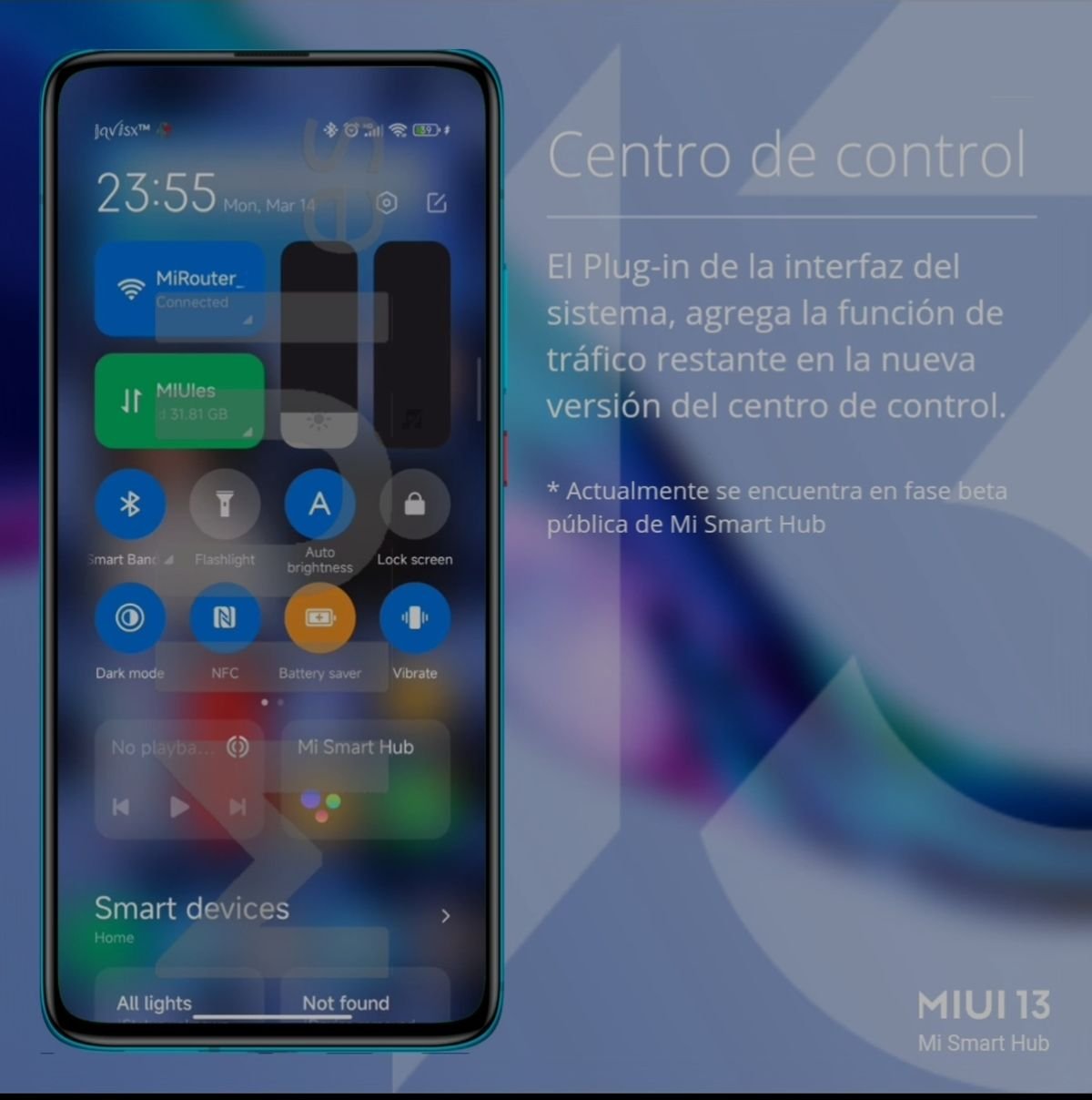 Xiaomi reintroduces mobile data usage function to the MIUI control center Mobile data usage