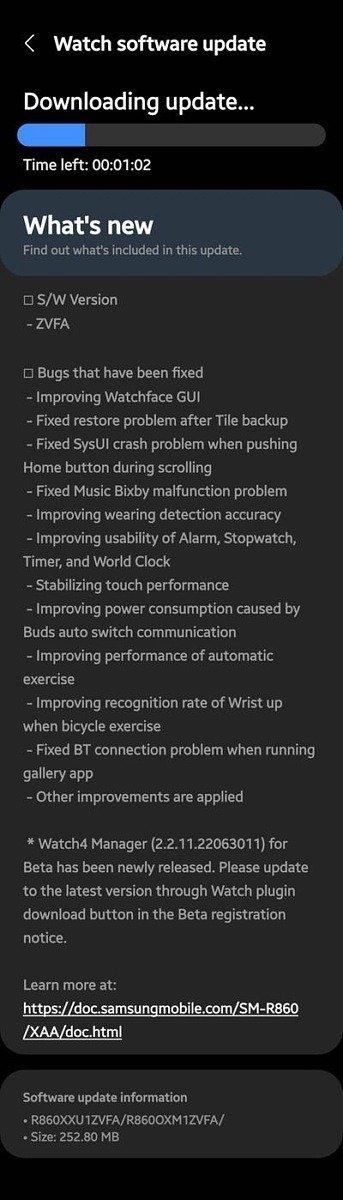 A new OneUI Watch 4.5 Beta update for Galaxy Watch 4 series is now available The new OneUI Watch 4.5 beta update