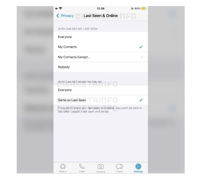Upcoming Whatsapp feature 