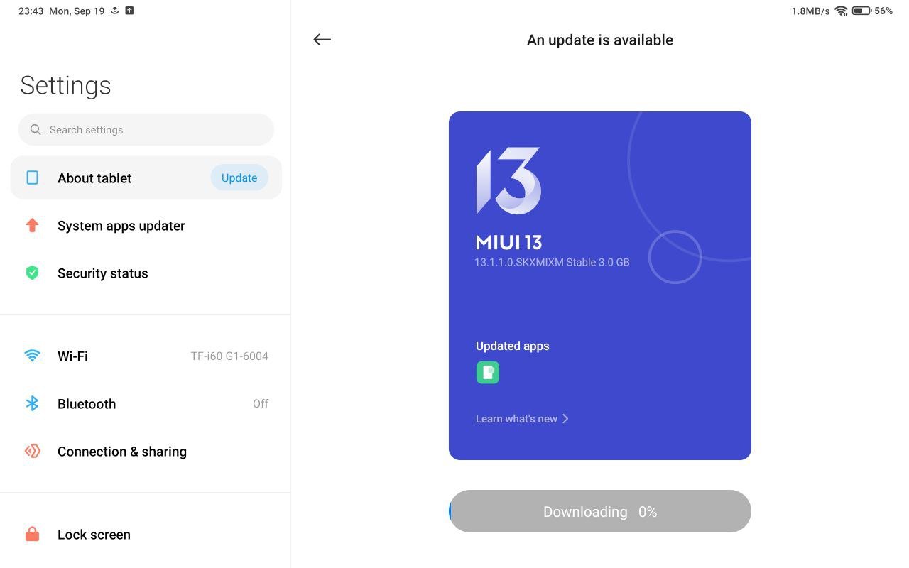 Xiaomi Pad 5 starts getting Android 12 update globally Global Xiaomi Pad 5 Android 12 update