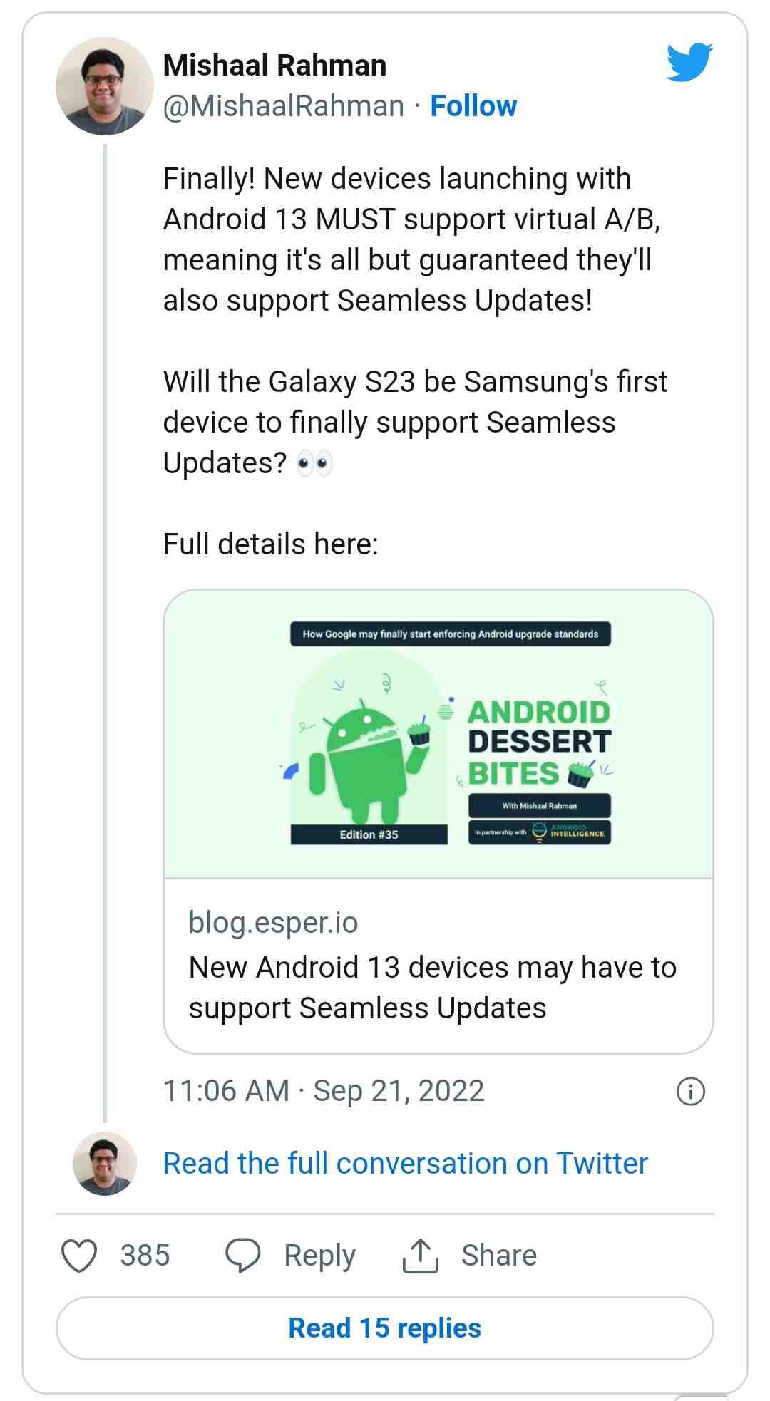 Seamless updates: Android 13 to force OEMs to adopt Seamless Updates