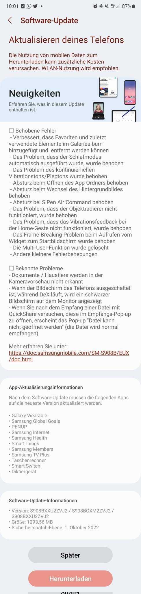 Galaxy S22 OneUI 5 beta 4 update is now available in Europe and India Galaxy S22 OneUI 5 beta 4 update