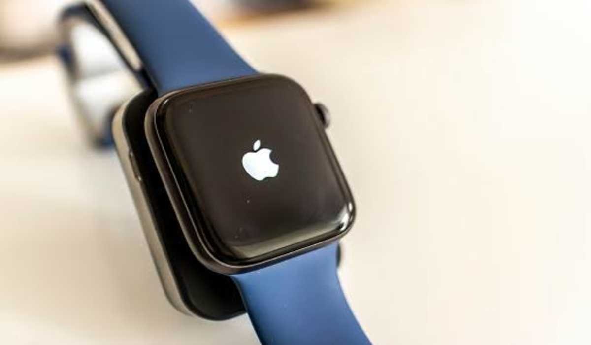 Flashing Apple logo on Apple Watch