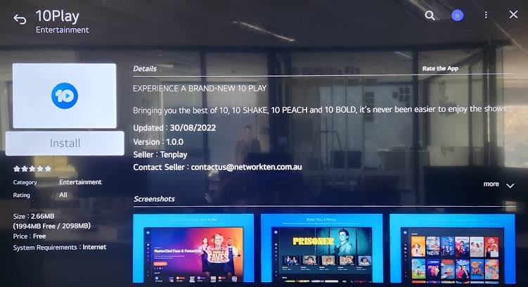 How To Get 10 Play on Smart TV Get 10 Play on Smart TV