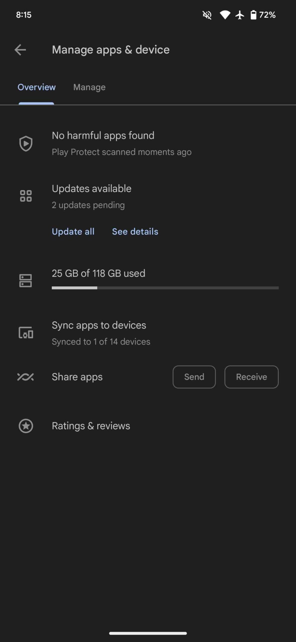Google Play Dark theme to get more darker Google Play Dark theme to get more darker