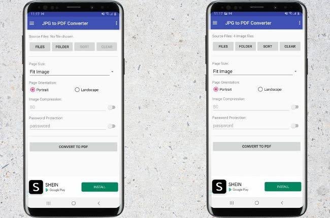 Convert Pictures to PDF on Android or iPhone